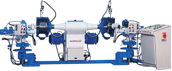 PFII/2APJ Polishing machine with 2 piece holders for revolution parts